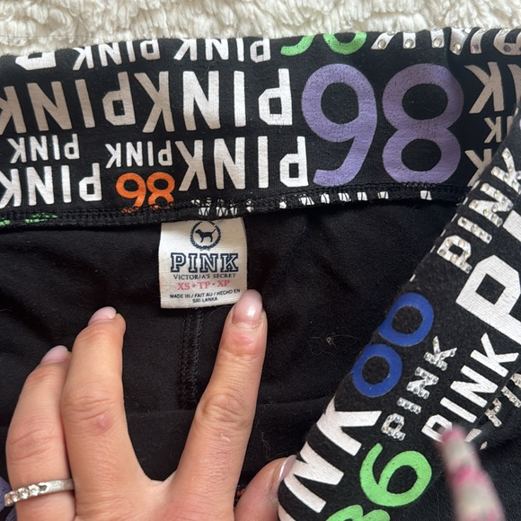 PINK (VICTORIAS SECRET) folder over workout shorts - Picture 2 of 2